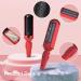 71Nmly Pet Hair Remover Roller - Reusable Lint Roller for Cat and Dog Hair Removal - Furniture & Carpet Hair Remover Brush - Red - Buy Online on GoSupps.com