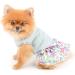Shop Paidful Dog Blumen Dress for Small & Medium Dogs - Soft Cotton Ruffled Tank for Spring/Summer | Perfect for Chihuahuas & Yorkies - Green L (Bust: 47cm Back Length: 35cm) - Buy Online on GoSupps.com