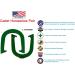 Light Weight Cadet Pitching Horseshoes - NHPA Sanctioned for Tournament Play - Drop Forged Steel - One Pair (2 Shoes) Green - Buy Online on GoSupps.com