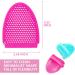 Cleansing Brush Silicon Exfoliating Pad-Silicone Face Scrubber Exfoliator Brush-Blackhead Scrubbers Exfoliating Brush- Cleansing Pads Precision Pore Cleansing Pad Acne Removing Face Brush/96 Blue - Buy Online on GoSupps.com