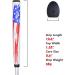 SAPLIZE Midsize Lightweight Golf Putter Grip | Pistol Shape Anti-Slip Pattern | USA Flag Series | Excellent Push for Golfer Pistol V2 - Buy Online on GoSupps.com
