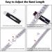 Bryce Bracelet for Fitbit Sense 2 & Versa 4 | Stainless Steel-Strass Resin Replacement Bands - Buy Online on GoSupps.com