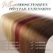 FESHFEN 24 Synthetic Wrap Around Ponytail Extension in 8# Medium Chestnut Brown - 24 Inch - Buy Online on GoSupps.com