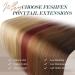 Caramel Brown Mixed Ash Blonde 70cm Synthetic Ponytail Hair Extension Braid for Women & Girls - Smooth & Long | 1 Pack - Buy Online on GoSupps.com