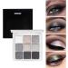 Lazy Eye Eyeshadow smoky makeup eyeshadow color eyeshadow matte eyeshadow palette smokey eyeshadow dark gray and black dots shimmering eyeshadow colors for smokey eyes - Buy Online on GoSupps.com
