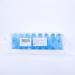 2x Daily Monthly Pill Box Organizer for Vitamins & Medication - 32 Compartments, Easy Open Design - Blue - Buy Online on GoSupps.com