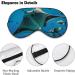 Ultimate Sleep Mask for Men & Women - Manta Ray & Fishes Eye Cover | Breathable Light Blocking EYE Mask with Adjustable Strap for Perfect Sleep - Buy Online on GoSupps.com