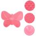 Angoily 1pc Silicone Scrub Pad Beauty Tool Cleaning Accessories Makeup Cleaning Mat Makeup Brush Scrubber Beauty Brush Cleaning Instrument Cosmetic Pink Cleaning Brush Silica Gel - Buy Online on GoSupps.com