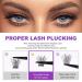 Self Adhesive Waterproof Eyelashes - No Glue Needed Reusable Thick Lash Clusters Kit (48 PCS) with Tweezers for Beginners - Buy Online on GoSupps.com