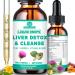 Liver Cleanse Detox & Repair Herbal Liver Support Supplement w. Milk Thistle Artichoke Dandelion Beet NAC & TUDCA Liquid Drops Milk Thistle for Liver Detox Kidney Fatty Liver Health
