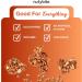 Nutybite Granola Clusters Orange Tahini Functional benefits Vegan Gluten Free No added sugar Non GMO Superfood snack (4 x 120g) - Buy Online on GoSupps.com