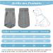 Cozy Winter Dog Sweater - Knitted Turtleneck for Small & Medium Dogs & Cats | Warm Gray Pet Pullover - Buy Online on GoSupps.com