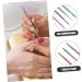 Ipetboom Faux Nails 1 Set Nail Polisher Pedicure Tool Kit Alloy Tungsten Steel Artificial Nails - Buy Online on GoSupps.com