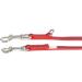 IDC Color & Gray Adjustable Dog Leash with Double Snap Hook - 14mm x 2.2m - Red-Grey - International Shipping Available - Buy Online on GoSupps.com