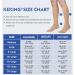 KEKING Zipper Compression Socks | Open Toe 20-30mmHg for Men & Women | Knee High Firm Support for Wide Calf - Varicose Veins DVT Edema - Beige XXL - Buy Online on GoSupps.com