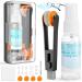 Glasses Cleaning Kit Eyeglass Cleaner Glasses Cleaner Anti Fog Wipes for Glasses Lens Cleaner Spray with Microfiber Cloth Eye Glass Repair Kit with Screws Screwdriver Portable Glasses Cleaner Tool Light Black
