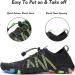 SAGUARO Unisex Water Sport Shoes - Quick-Dry Barefoot Swim Shoes 8.5 Women/7 Men - Jet Black - Buy Online on GoSupps.com