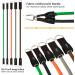 TheFitLife Exercise Resistance Bands - 5 Stackable Fitness Workout Tubes up to 300lbs - Handles, Ankle Straps, Door Anchor & Carry Bag - Buy Online on GoSupps.com