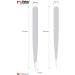 Rubis Tweezers Set - Precision Slanted & Pointed Stainless Steel Eyebrow and Splinter Tweezers for Flawless Grooming | International Shipping - Buy Online on GoSupps.com