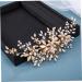 FRCOLOR Headgear Wedding Headpiece Bridal Hair Comb Pearl Flower Hair Comb Unique Hair Comb Tiara Bridal Headpieces Bridal Hair Accessories Bride Hair Comb Bridal Hair Decor Metal - Buy Online on GoSupps.com