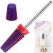 PANA Nail Carbide 5 in 1 Bit - Two Way Rotate for Left and Right Handed - Fast Acrylic/Gel Removal - 3/32 Shank - Manicure Drill Machine (Fine - F Purple) - Buy Online on GoSupps.com