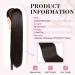 REECHO 28 Long Straight Drawstring Ponytail Extension - Synthetic Hairpiece for Women in Black/Brown - Buy Online on GoSupps.com