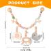 Hiullen Stroller Chain Toy - Wood Baby Toys with Bell for Girls & Boys Hanging Seat & Bed Toys for Infants & Toddlers (0+ Months) - Buy Online on GoSupps.com