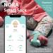NORA Smart Sock Baby Monitor 2023: Heart Rate, Sleep Position Alert, Temperature Tracking | iOS & Android Compatible - Buy Online on GoSupps.com