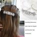 Barrette Crystal Hair Clips Rhinestone Bridal Wedding Hair Accessories for Women Elegant Rhinestone Flower Hair Clips Jewelry Hair Decorations For Wedding Birthday Prom Gift - Buy Online on GoSupps.com