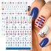 TailaiMei Summer Nail Decals Stickers  Self-Adhesive DIY Design Nail Art Decorations (12 Sheets) Summer  12 Sheets