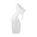 HealthSmart Female Portable Urinal Bottle with Contoured Handle for Incontinence, Lightweight Shatter-Resistant Plastic, 11.5 x 4 inches, 1 Quart Capacity, Clear
