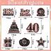 Rngmsi 40th Birthday Cupcake Topper - 40PCS 40th Birthday Decorations Women Rose Gold Cupcake Topper for 1984 40th Birthday Party Decorations Glitter 40th Birthday Party Cupcake Toppers Decor Supplies Rose Gold 40th - Buy Online on GoSupps.com
