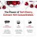Just Glow Tart Cherry 10 000mg 120 Capsules - 10:1 Tart Cherry Extract 1 000mg Per Serving - Made in Canada (2 Months) - Buy Online on GoSupps.com