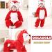 Doladola Unisex Baby Hooded Cartoon Animal Romper - Red Fox | Infant Pajama 0-3 Months - Buy Online on GoSupps.com