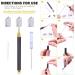Mardatt 9 Pcs Glass Cutting Tool Set Kit Includes Adjustable Circular Glass Cutter  Glass Running Pliers with Rubber Tip  2mm-20mm Oil Feed Carbide Tip with 3 Bonus Blades for Mirrors Tiles Mosaic - Buy Online on GoSupps.com