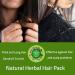 Hebhac Herbs Herbal Hair Mix Powder - 17 Traditional Herbal Oils for Thick Long Hair Growth - 7 oz - Buy Online on GoSupps.com