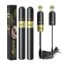 2PCS 4D Silk Fiber Lash Mascara 2 in 1 Mascara For Natural Lengthening And Thickening Effect(Pack of Black) 2pcs Black
