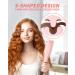 AmoVee Travel Hair Crimper & Curling Iron - Professional Mini 3-Barrel Waver Dual Voltage Negative Ion Technology for Stunning Curls Worldwide - Buy Online on GoSupps.com