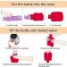 Buy Black & White Polka Dot Hot Water Bottle | 1L Pain Relief for Neck Shoulders Hands & Feet - Perfect Heating Solution - Buy Online on GoSupps.com