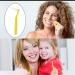 Prasacco 25-Piece Interdental Brushes | L-Shaped 0.6 mm Portable Oral Care Brushes | Non-Slip Handle for Effective Tooth Cleaning (Yellow) - Buy Online on GoSupps.com