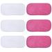 HomeSoGood 6Pcs Reusable Eyelash Extension Forehead Towel Pad Grafted Eyelashes Tray Soft Towel Lash Accessories Makeup Tools