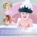 FUNUPUP Baby Shower Cap for Kids - Adjustable Toddler Hair Washing Shield with Shampoo Rinse Cup - Crown Blue - Buy Online on GoSupps.com