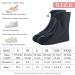 JEVRKAPZ Waterproof Rain Shoe Covers for Men and Women - Non-Slip, Reusable Overshoes with Zipper Closure - Ideal for Hiking, Climbing, Cycling - Black, Large - Buy Online on GoSupps.com