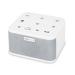 Bigmonat White Noise Sleep Aid with 30-natural soothing noises and AC adapter with memory and timing functions to improve the insomnia-white white-A
