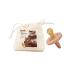 SWEETIE Natural Rubber Pacifier - Rounded Light Pink Medium (6-12 Months) - Buy Online on GoSupps.com
