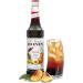 MONIN Premium Peach Tea Concentrate 1L - Vegan-Friendly, Allergen-Free, 100% Natural Flavours - Hot and Iced Teas - Peach 1L (Pack of 1) - Buy Online on GoSupps.com