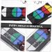 Minkissy Facial Paint Kit - Easy Clean Halloween & Carnival Makeup for Kids & Adults | 2 Pth Scars Stencil Set - Buy Online on GoSupps.com