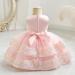 Miipat Baby Girl Tulle Sequin Princess Party Dress | 2-3 Years Pink - Buy Online on GoSupps.com