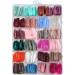 576Pcs Medium Square Nails Colored Fake Nails Artificial Fingernails Acrylic Tip 12 Size for Women Long Ballerinas Nails Square Nails Nails Long - Buy Online on GoSupps.com