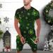 Men's St. Patrick's Day 2-Piece Sport Set - Army Green - 3X-Large - Buy Online on GoSupps.com
